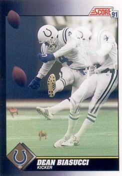 Dean Biasucci Indianapolis Colts 1991 Score NFL #486